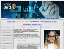 Tablet Screenshot of anatbird.com